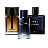 Special Offer 3 Perfumes - Sauvage Dior, Bleu de Chanel, and Dior Homme Intense 100ml